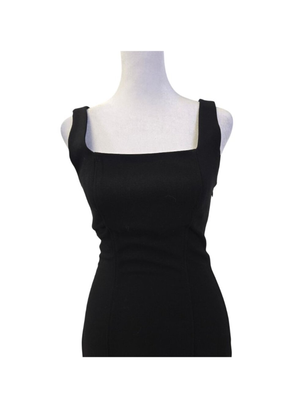 NWT Willow Little Black Midi Shift Dress Size XS - Picture 4 of 8